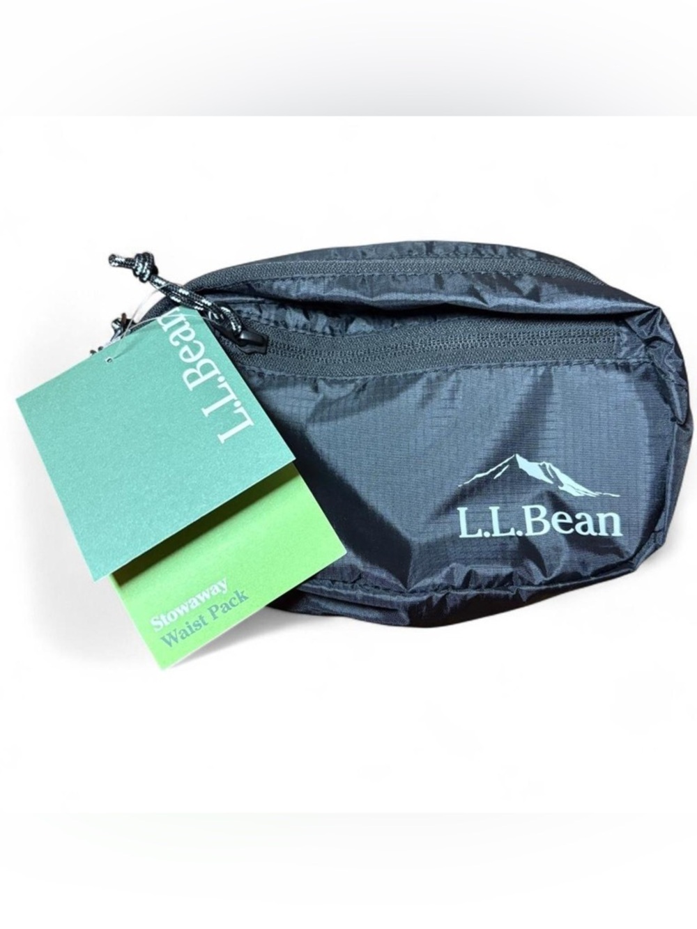 L.L. NWT Bean Black Stowaway Waist Pack
